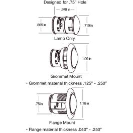 33250Y3 - Truck-Lite - 33 LED 0.75