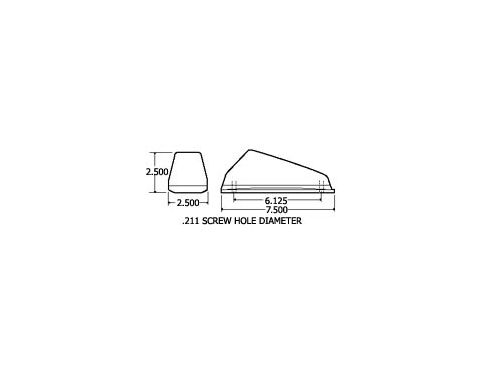 Rectangular, Sealing, Gray Foam, Gasket for 25761Y
