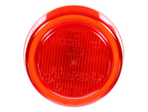 10 Series, LED, Red Round, 2 Diode, Marker Clearance Light, P2, Black Polycarbonate Grommet Mount, Fit 'N Forget M/C, Female PL-10, 12V, Kit