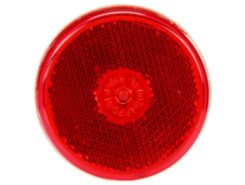 10 Series, Incandescent, Red Round, 1 Bulb, Marker Clearance Light, PC, Reflectorized, PL-10, 12V