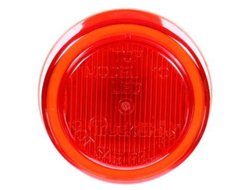 10 Series, LED, Red Round, 2 Diode, Marker Clearance Light, P2, Fit 'N Forget M/C, 12V