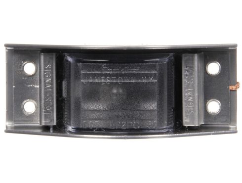 Signal-Stat, The Guardian, Incandescent, 1 Bulb, License Light, Rectangular, Gray Bracket Mount, Hardwired, Stripped End, 12V
