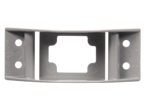 12 Series, Bracket Mount, 12 Series Lights, Used In Rectangular Shape Lights, Gray ABS, 4 Screw Bracket Mount