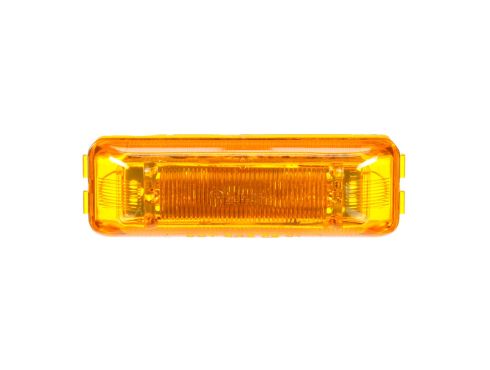 19 Series, LED, Yellow Rectangular, 4 Diode, Marker Clearance Light, P2, Fit 'N Forget M/C, 12V