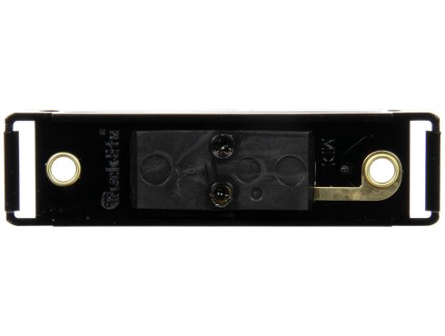 19 Series, Closed Back Bracket Mount, 19 Series Products, Used In Rectangular Shape Lights, Black Polycarbonate, 2 Screw Bracket Mount