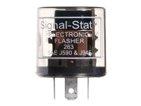 Signal-Stat, 10 Light Electro-Mechanical, Plastic Flasher Module, 60-120fpm, 12V, 3 Blade Terminals, Bulk