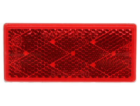 Signal-Stat, Rectangle, Red, Reflector, Adhesive Mount, Display