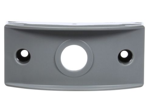 33 Series, Curved Bracket Mount, 33 Series Lights, Used In Round Shape Lights, Gray ABS, 2 Screw Bracket Mount