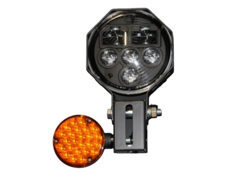 TL, 37276C_1F, Round, 7in, Clear,6 Diode, Snow Plow