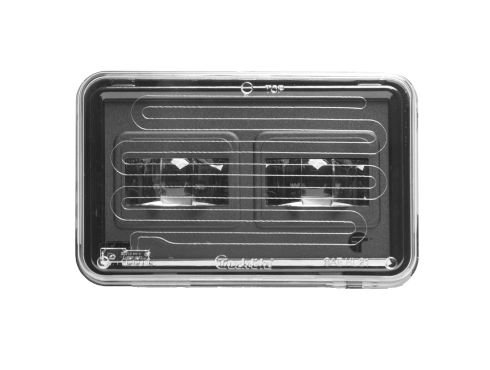 37 Series, LED, 4"x6", Rectangular, 2 Diode , Clear, Polycarbonate Lens, Hardwired, Low Beam , Heated, Direct LED Headlight