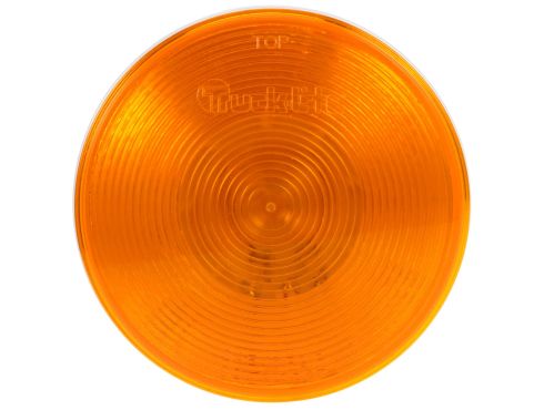 40 Series, Incandescent, Yellow Round, 1 Bulb, Front/Park/Turn, Black PVC, Grommet Mount, 12V, PL-3, Stripped End/Ring Terminal, Kit