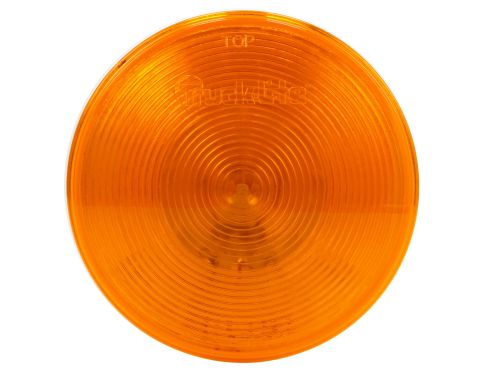 40 Series, Incandescent, Yellow Round, 1 Bulb, Front/Park/Turn, Black PVC, Grommet Mount, 24V, PL-3, Stripped End/Ring Terminal, Kit