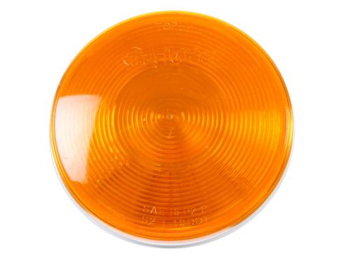 40 Series, Incandescent, Yellow Round, 1 Bulb, Front/Park/Turn, 12V, PL-3, Bulk