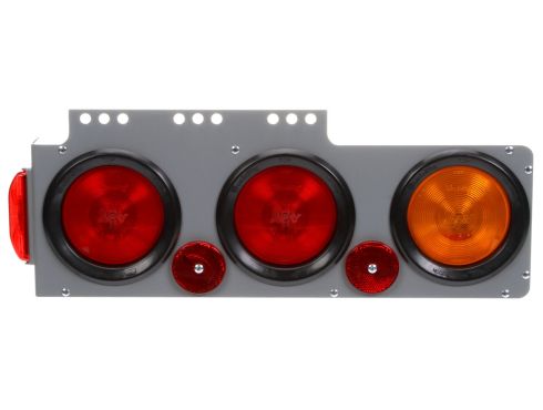 40 Series, Incandescent, S/T/T Light Module w/ Side Marker, Left Hand Side, Black PVC, Turn Signal, 12V