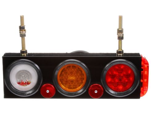 40 Series, LED/Incandescent, Back-Up & S/T/T Light Module w/ Side Marker,, Black PVC, Turn Signal, 12V