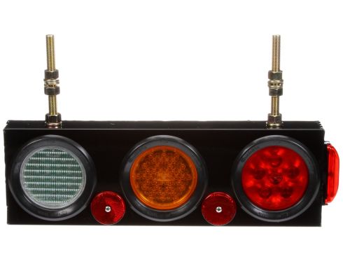 Super 44, LED, Back-Up & S/T/T Light Module w/ Side Marker, Right Hand Side, Black PVC, Turn Signal, 12V