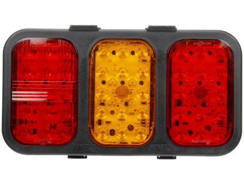 45 Series, LED, Rear Fog Lights & S/T & Turn Signal Light Module, Left Hand Side, Black Polypropylene, Turn Signal, 12-24V