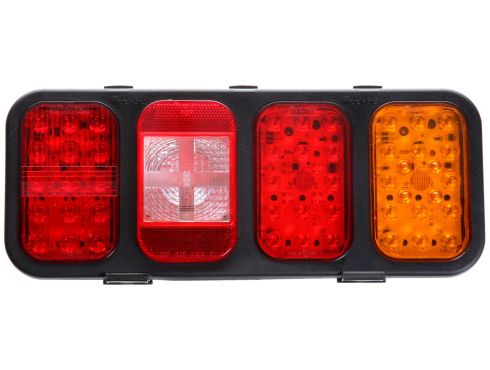 45 Series, Incandescent/LED, Back-Up & Rear Fog Lights & S/T Light Module, Right Hand Side, Black Polypropylene, Turn Signal, 24V