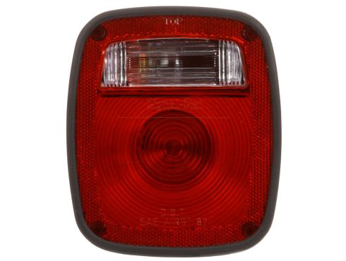 Signal-Stat, Incandescent, Red/Clear Acrylic Lens, LH, Combo Box Light, 2 Stud , License Light, Packard , 12V
