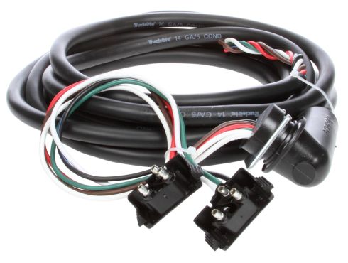 50 Series, 2 Plug, RH Side, 156 in. Stop/Turn/Tail Harness, W/ S/T/T Breakout, 14 Gauge, Right Angle PL-3, Ring Terminal