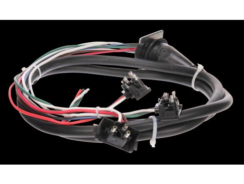 50 Series, 3 Plug, RH Side, 72 in. Stop/Turn/Tail, Back-Up Harness, W/ S/T/T Breakout, 14 Gauge, Right Angle PL-3, Blunt Cut