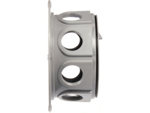 Super 50, 8-Port, 8 Terminal, Grey/Black Plastic, Surface Mount, Junction Box, Kit