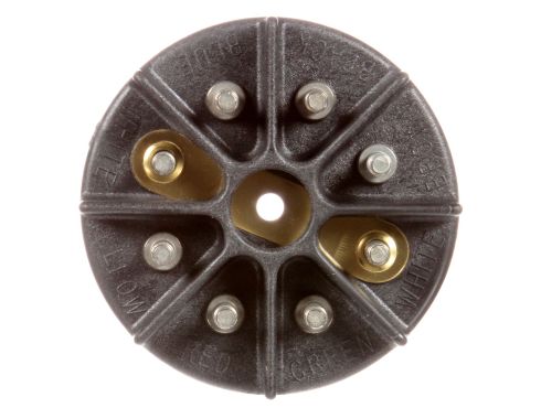 50 Series, 8 Stud, Black, Terminal Block