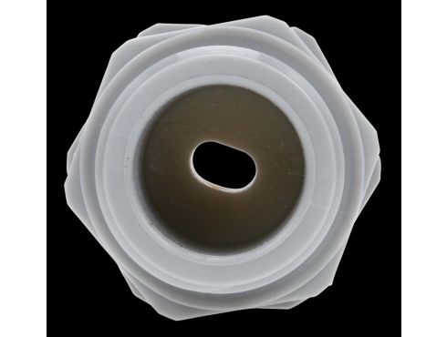Super 50, 2 Conductor, Flat Cable Fitting, Gray PVC, .31 x .19 in.