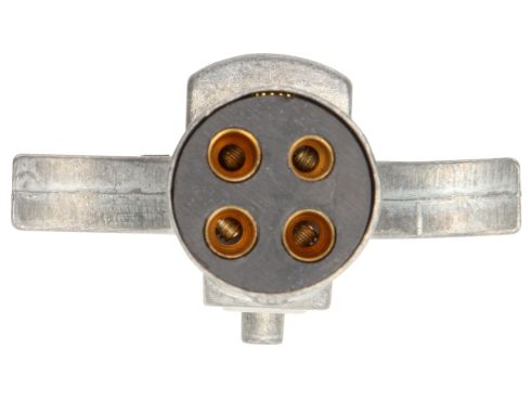 4 Conductor, Female 4 Pole, Trailer Connector Plug, Metal