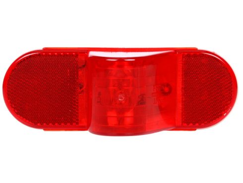 60 Series, Incandescent, Red, 1 Bulb, LLV Stop/Turn/Tail, Black Grommet Mount, PL-2, Packard Connector, 12V, Kit