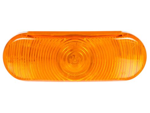Super 60, Vertical/Horizontal Mount, Incandescent, Yellow Oval, 1 Bulb, Rear Turn Signal, PL-3, 12V