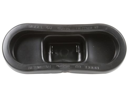 Closed Back, Black PVC, Grommet for 60 Series and 2 x 6 in. Lights, Oval