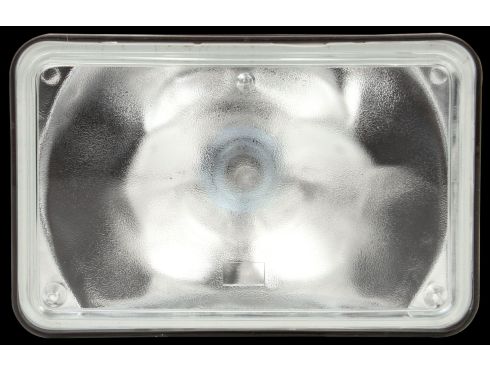 Signal-Stat Auxiliary 4x6 in. Rectangular Halogen Spot Light, Black, 1 Bulb, 1450 Lumen, Stripped End, 12V, Display