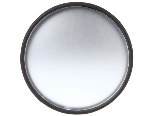 Signal-Stat, 2 in., Black Plastic Stick-On Convex Mirror, Round, Universal Mount