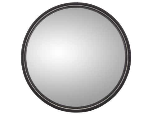 Signal-Stat, 3 in., Black Plastic Stick-On Convex Mirror, Round, Universal Mount
