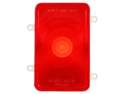 Bus, Incandescent, Red, Rectangular, Stop/Turn/Tail, 4 Screw, Socket Assembly, Bulk
