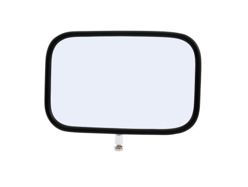 Signal-Stat, 5.5 x 8.5 in., Silver Stainless Steel, Flat Mirror, Left Hand Side