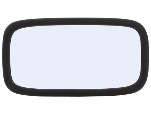 Signal-Stat, 4 x 9 in., Black ABS Plastic Convex Mirror, Rectangular, Universal Mount