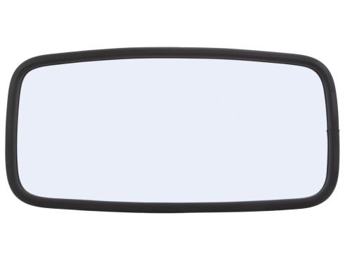 Signal-Stat, 7 x 14 in., Black Plastic, Flat Mirror, Universal