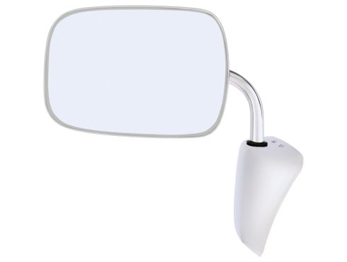 Signal-Stat, 14.813 x 14.813 in., Chrome Steel, Flat Mirror, Universal