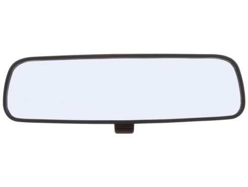 Signal-Stat, 2 x 8 in., Black Vinyl, Flat Mirror, Universal