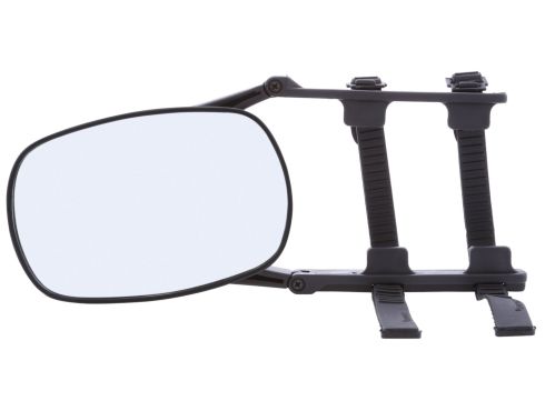 Signal-Stat, 5 x 7.5 in., Black Plastic, Flat Mirror, Universal, Display