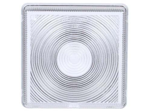 Signal-Stat, Square, Clear, Acrylic, Replacement Lens for Direction Indicator Lights, STT/B/U Lights (8000, 8001, 8002), Snap-Fit