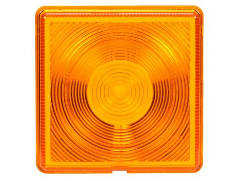 Signal-Stat, Square, Yellow, Acrylic, Replacement Lens for Direction Indicator Lights, STT/B/U Lights (8000, 8001, 8002), Snap-Fit