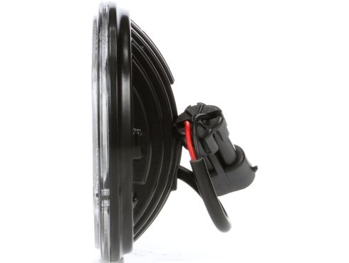 4 in. Round LED Work Light, Black, 8 Diode, 500 Lumen, Deutsch Connector, 12-36V
