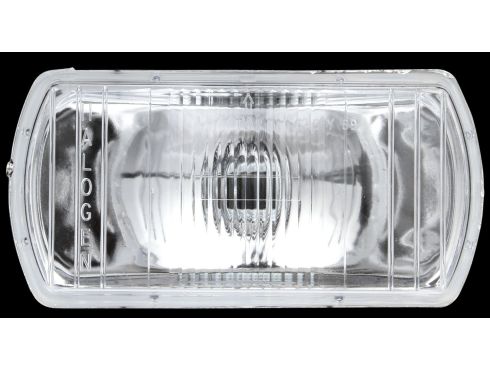 Rectangular, Clear, Polycarbonate, Replacement Lens for Headlights, 2 Screw