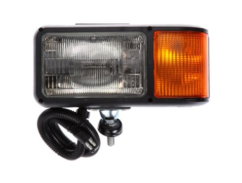 Left Hand Side, Halogen, 4 x 6 in. Rectangular, Snow Plow Light, 2 Bulb, Polycarbonate, 12V
