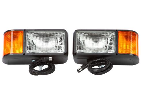 Economy, Universal, Halogen, 4 x 6 in. Rectangular, Snow Plow Light, 2 Bulb, Polycarbonate, 12V, Kit