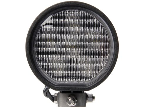 81 Series, LED, 4", Round, 6 Diode, Clear, Polycarbonate Lens, Stud, Hardwired, Stripped End, 10V|30V, E13, 1200 Lumen, Flood, Work Light
