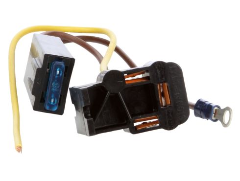 Signal-Stat, Plastic Universal Flasher Connector, 12-24V, 3 Female Blade Terminals, Stripped End/Ring Terminal